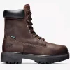 Timberland Pro Non-Slip Boots | Work Boots*Men's Direct Attached 8" Waterproof Insulated Soft Toe Work Boot Brown