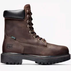 Timberland Pro Non-Slip Boots | Work Boots*Men's Direct Attached 8" Waterproof Insulated Soft Toe Work Boot Brown