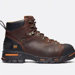 Timberland Pro Non-Slip Boots | Steel Toe*Men's Endurance 6" Steel Toe Work Boot Brown