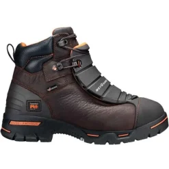 Timberland Pro Non-Slip Boots | Met Guard*® Men's Endurance 6" Met Guard Steel Toe Work Boots Brown