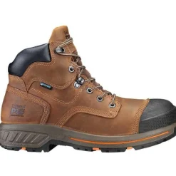 Timberland Pro Non-Slip Boots | Non-Steel Safety Toe*® Men's Helix HD 6" Composite Toe Work Boots Distressed Brown