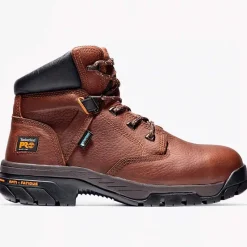 Timberland Pro Non-Slip Boots | Work Boots*Men's Helix 6" Alloy Toe Waterproof Work Boot Brown