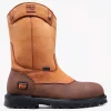Timberland Pro Non-Slip Boots | Steel Toe*Men's Rigmaster Pull On Steel Toe Waterproof Wellington Work Boot Beige