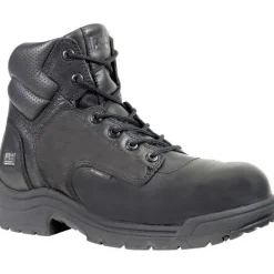 Timberland Pro Non-Slip Boots | Non-Steel Safety Toe*Men's TiTAN 6-Inch Composite Toe Boots Black