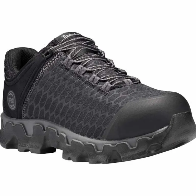 Timberland Pro Non-Slip Shoes | Athletic*Women's Powertrain Sport SD+ Athletic Work Shoe Black