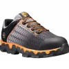 Timberland Pro Non-Slip Shoes | Athletic*Tmberland Pro Men's Powertrain Sport SD+ Athletic Work Shoes Grey / Orange
