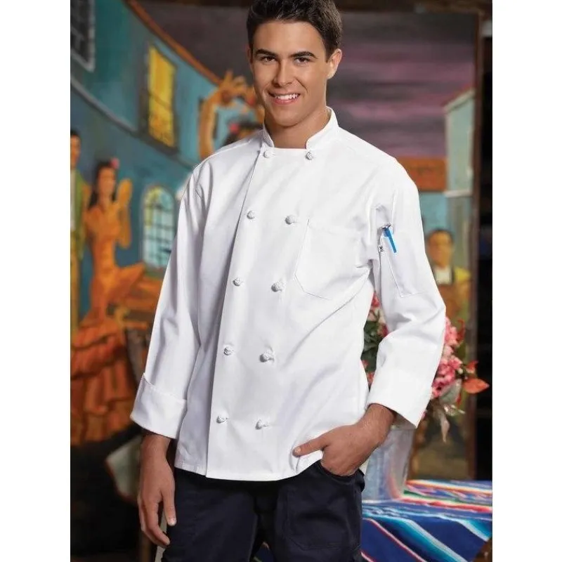 Uncommon Threads Chef Coats*10 Knot Button Chef Coat