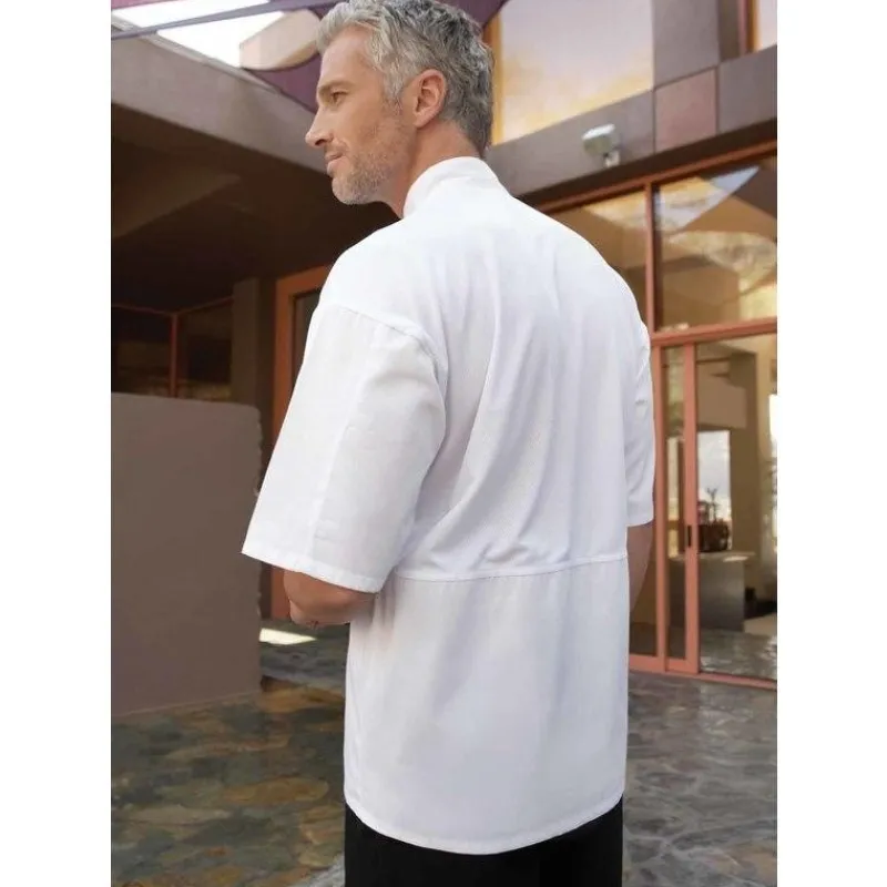Uncommon Threads Chef Coats*Aruba Short Sleeve 12 Button Chef Coat