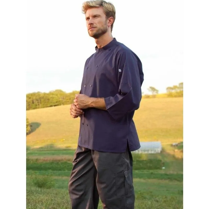 Uncommon Threads Chef Shirts*Epic 3/4 Sleeve 10 Button Chef Shirt