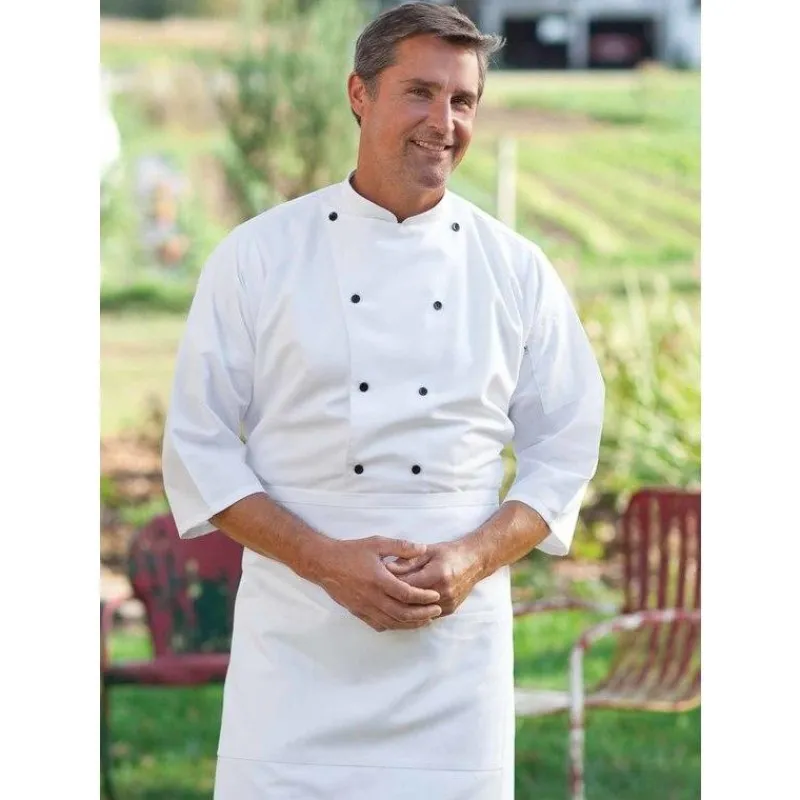 Uncommon Threads Chef Shirts*Epic 3/4 Sleeve 10 Button Chef Shirt