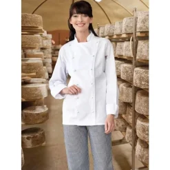 Uncommon Threads Chef Coats*Mirage 12 Knot Button Executive Style Chef Coat White