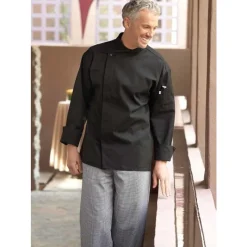 Uncommon Threads Chef Coats*Santorini Tunic Style Snap Closure Chef Coat