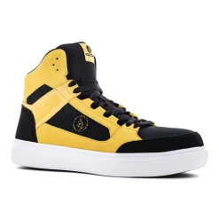 Volcom Non-Slip Shoes | Athletic*Men's Evolve Composite Toe SD Skate Work Hi Top Wheat/black