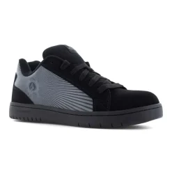 Volcom Non-Slip Shoes | Athletic*Men's Stone Op Art Composite Toe Skate Work Shoe Black/dark Grey