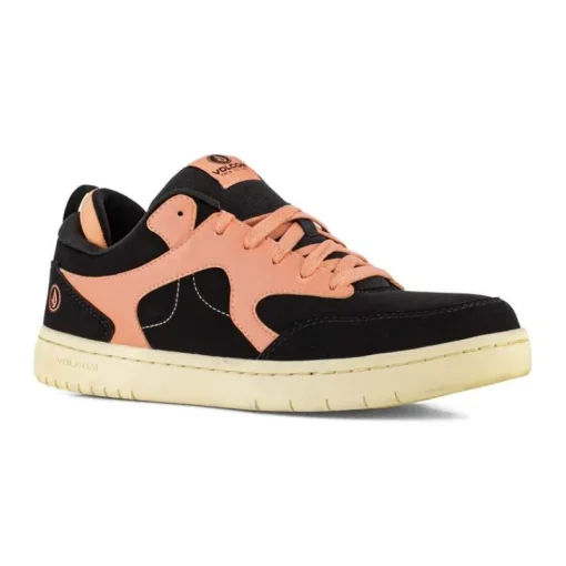 Volcom Athletic | Non-Slip Shoes*Women's Vitals Composite Toe SD Skate Work Shoe Black/clay Orange