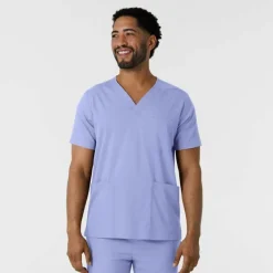 Wink Boundless Scrub Tops*Men's Multi Pocket V-Neck Scrub Top