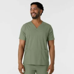 Wink Boundless Scrub Tops*Men's Multi Pocket V-Neck Scrub Top