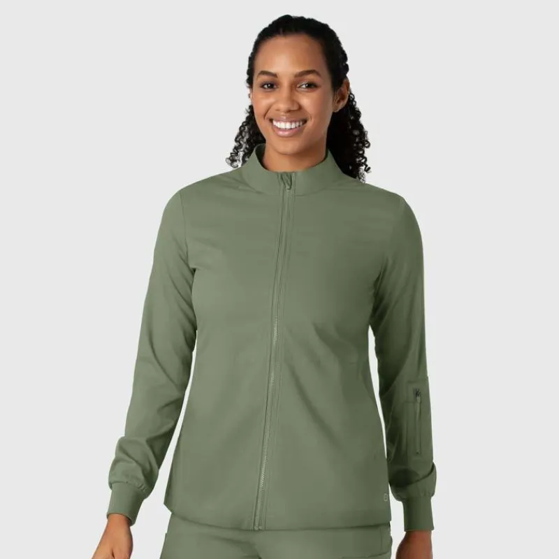 Wink Boundless Lab Coats & Jackets*Women's Zip Warm Up Scrub Jacket