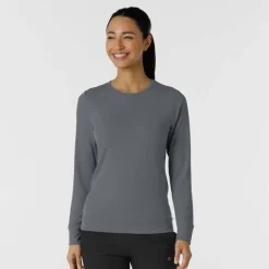 WonderWink Layers Tees & Layering Pieces*Wink Layers Women's Essential Layer Long Sleeve Underscrub Tee
