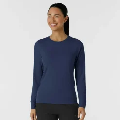 WonderWink Layers Tees & Layering Pieces*Wink Layers Women's Essential Layer Long Sleeve Underscrub Tee