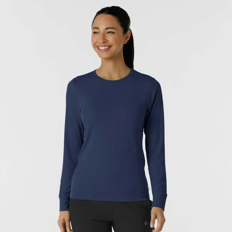 WonderWink Layers Tees & Layering Pieces*Wink Layers Women's Essential Layer Long Sleeve Underscrub Tee