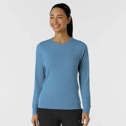 WonderWink Layers Tees & Layering Pieces*Wink Layers Women's Essential Layer Long Sleeve Underscrub Tee