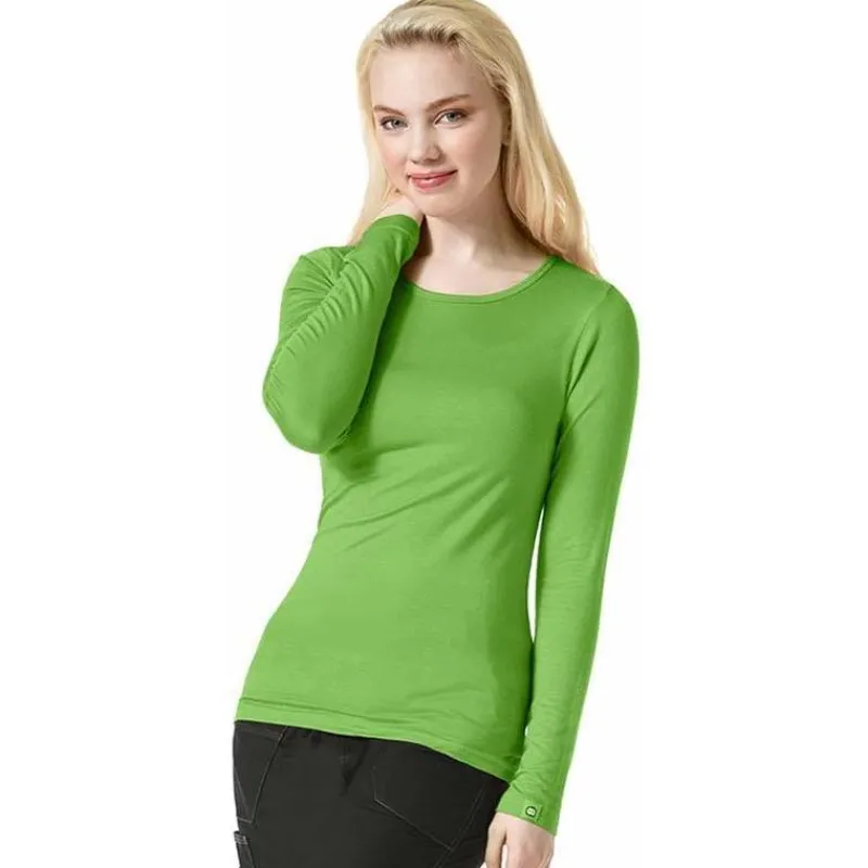 WonderWink Layers Tees & Layering Pieces*Wink Layers Women's Silky Long Sleeve T-Shirt