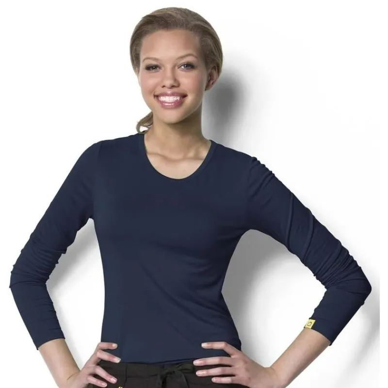 WonderWink Layers Tees & Layering Pieces*Wink Layers Women's Silky Long Sleeve T-Shirt