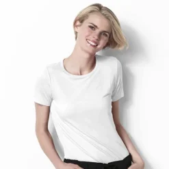 WonderWink Layers Tees & Layering Pieces*Wink Layers Women's Silky Knit Short Sleeve T-Shirt