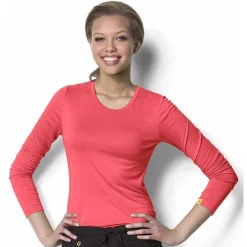 WonderWink Layers Tees & Layering Pieces*Wink Layers Women's Silky Long Sleeve T-Shirt