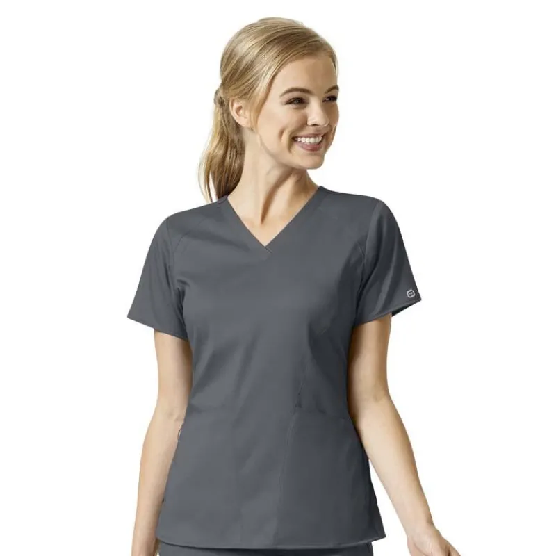WonderWink Pro Scrub Tops*Wink PRO Women's 4-Pocket V-Neck Scrub Top