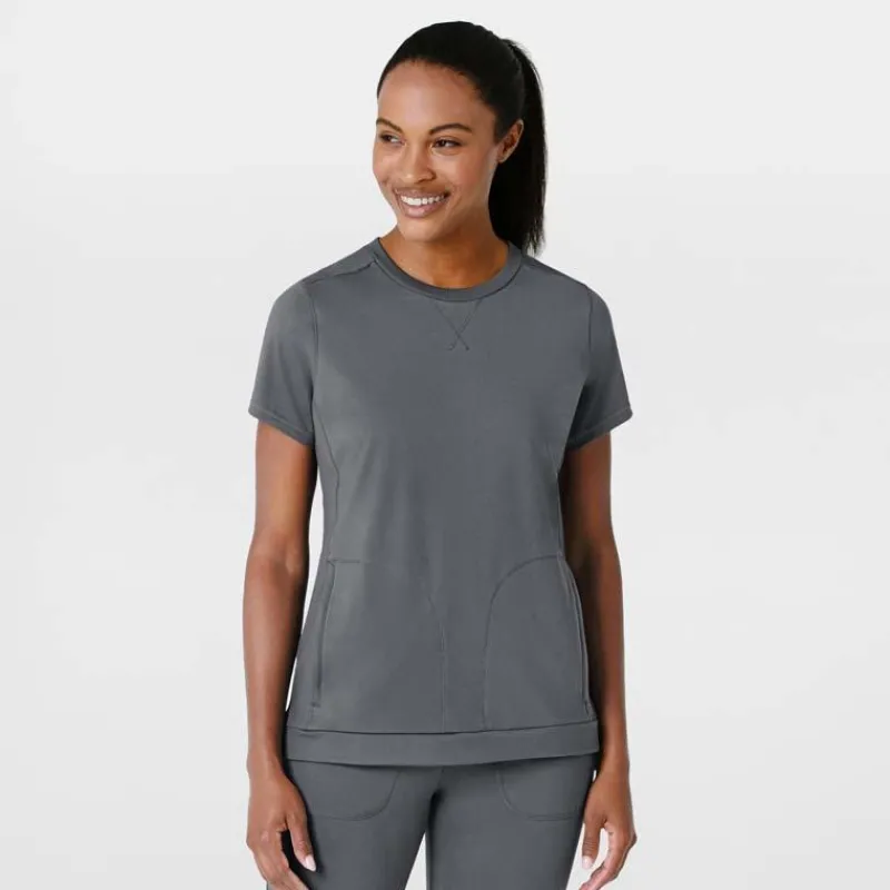 WonderWink RENEW Scrub Tops*Wink RENEW Women's Knit Flex-n-Reach Crew Neck Scrub Top