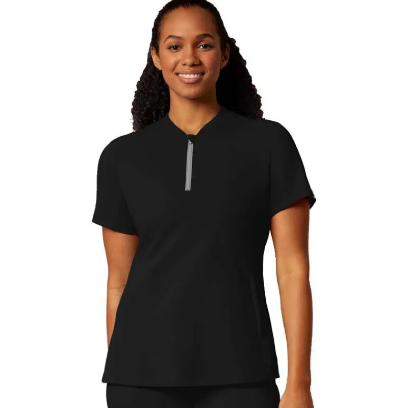 WonderWink Thrive Scrub Tops*Wink Thrive Women's Quarter Zip Neck Scrub Top