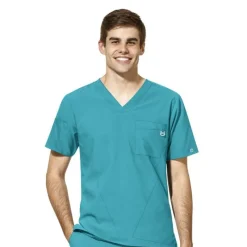 Wonderwink W123 Scrub Tops*Wink W123 Men's V-Neck Scrub Top