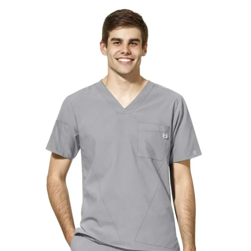 Wonderwink W123 Scrub Tops*Wink W123 Men's V-Neck Scrub Top