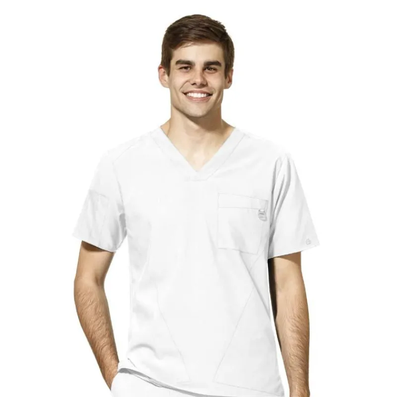 Wonderwink W123 Scrub Tops*Wink W123 Men's V-Neck Scrub Top
