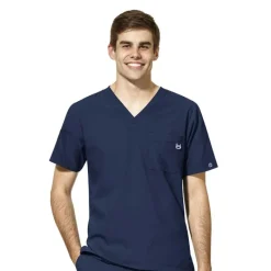 Wonderwink W123 Scrub Tops*Wink W123 Men's V-Neck Scrub Top