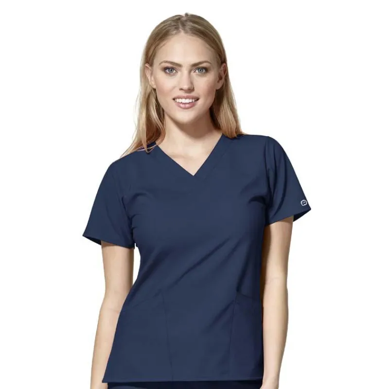 Wonderwink W123 Scrub Tops*Wink W123 Women's Classic V-Neck Scrub Top