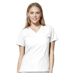 Wonderwink W123 Scrub Tops*Wink W123 Women's Classic V-Neck Scrub Top