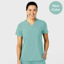 Wonderwink W123 Scrub Tops*Wink W123 Women's Flex-n-Reach V-Neck Scrub Top