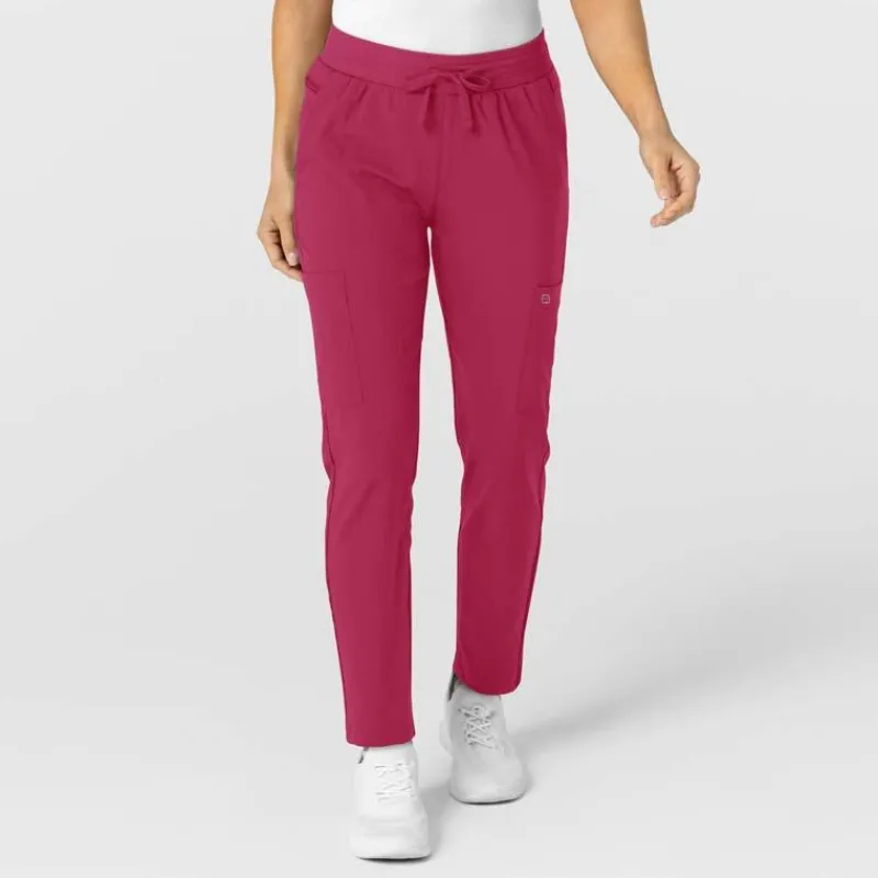 Wonderwink W123 Scrub Pants*Wink W123 Women's Flex-n-Reach Jogger Track Scrub Pant