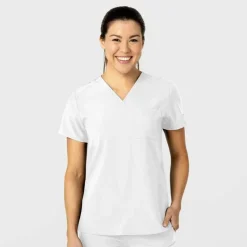 Wonderwink W123 Scrub Tops*Wink W123 Women's Flex-n-Reach V-Neck Scrub Top