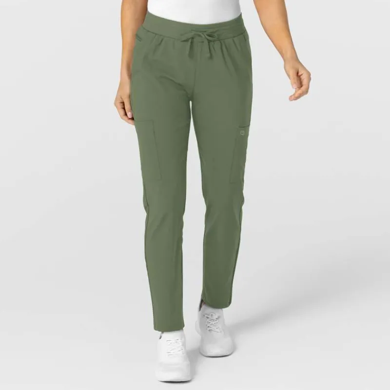Wonderwink W123 Scrub Pants*Wink W123 Women's Flex-n-Reach Jogger Track Scrub Pant