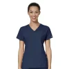Wonderwink W123 Scrub Tops*Wink W123 Women's Mock Wrap Scrub Top