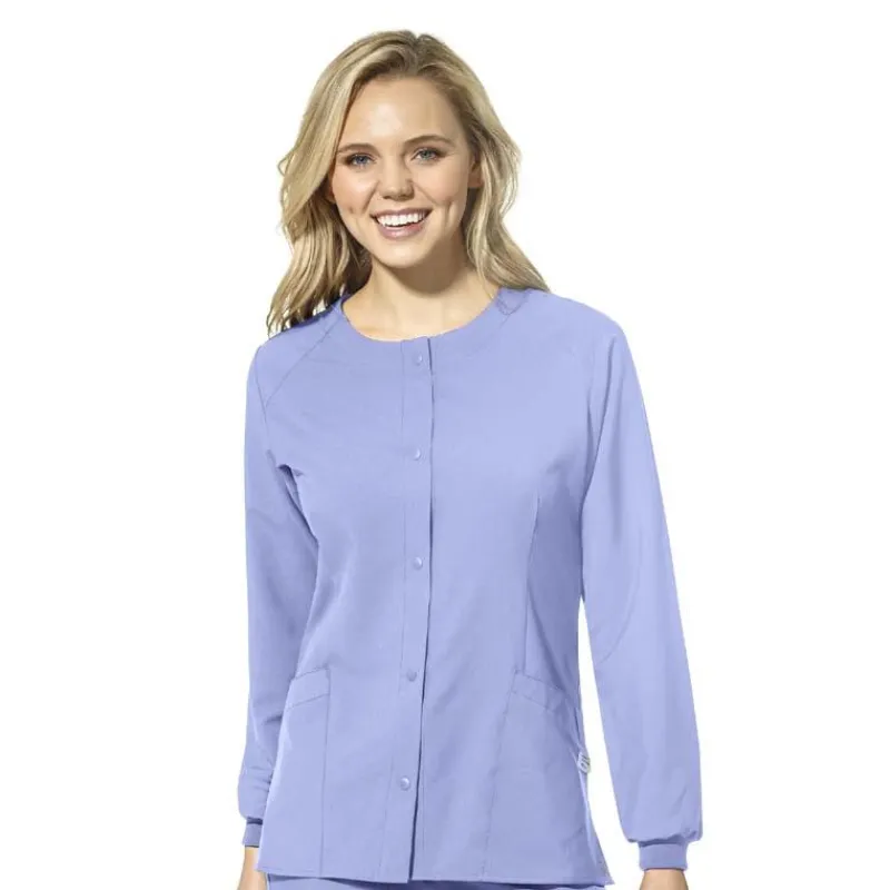 Wonderwink W123 Lab Coats & Jackets*Wink W123 Women's Round Neck Warm-Up Scrub Jacket