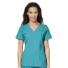Wonderwink W123 Scrub Tops*Wink W123 Women's Stylized V-Neck Scrub Top