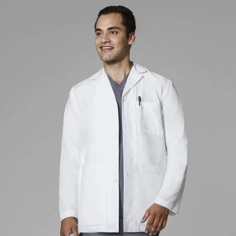 WonderWink WonderLAB Lab Coats & Jackets*Wink WonderLAB Men's 31.5" Consultation Lab Coat White