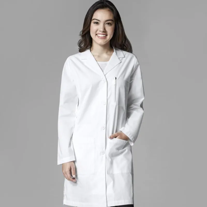 WonderWink WonderLAB Lab Coats & Jackets*Wink WonderLAB Women's 38" Long Lab Coat White