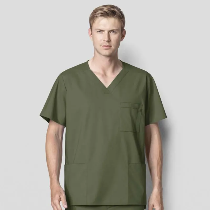 Wonderwink Wonder Work Scrub Tops*Wink WonderWORK Men's V-Neck Scrub Top