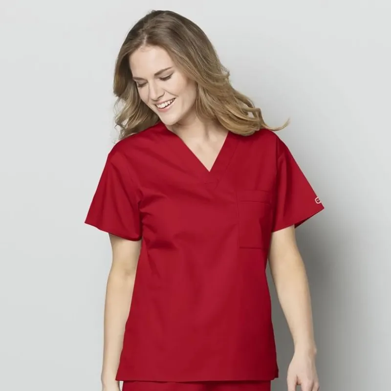 Wonderwink Wonder Work Scrub Tops*Wink WonderWORK Unisex V-Neck Scrub Top